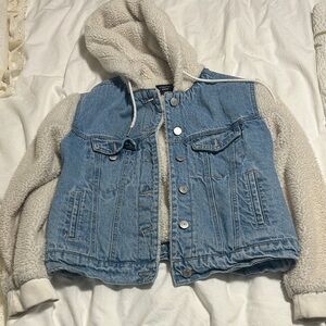 Women’s Denim and Sherpa Jacket